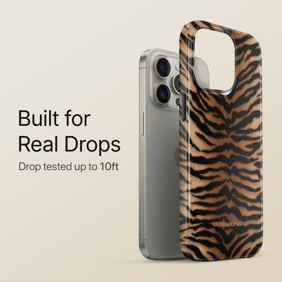 Tiger Sand - Eclipse Case by Ultrabling, designer iPhone case, design detail