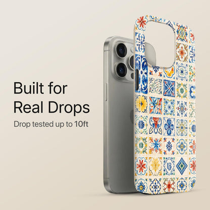 Lisbon Tile - Eclipse Case by Ultrabling, designer iPhone case, design detail