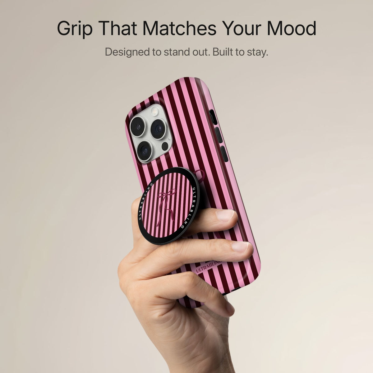 Berry Bow - MagSafe Phone Grip