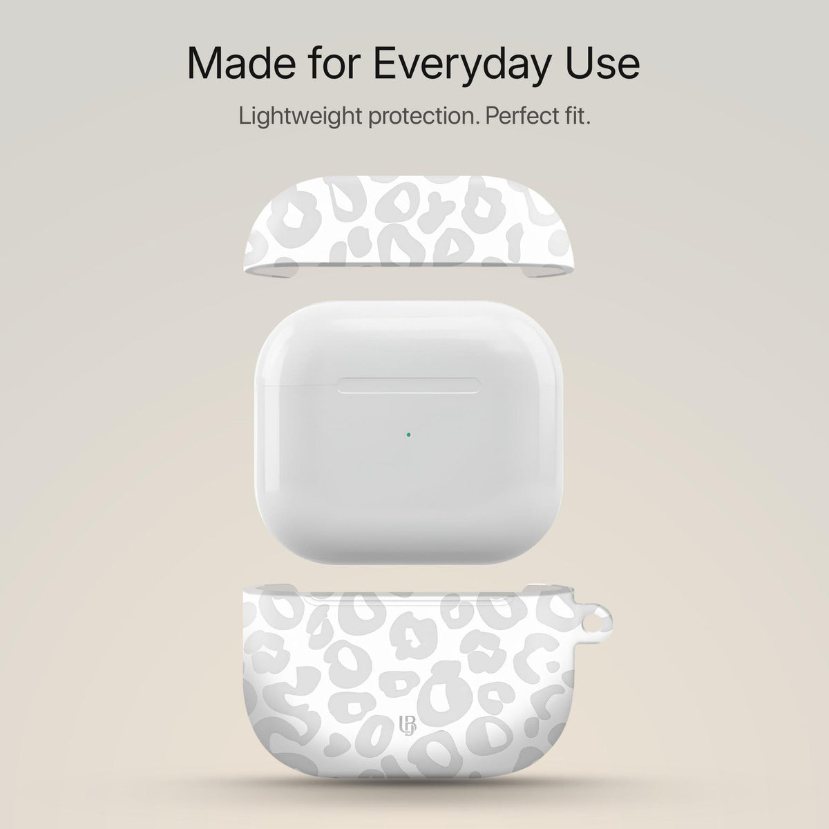Ivory Leopard - AirPods Case