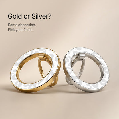 Ivory Leopard - MagSafe Ring