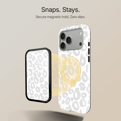 Ivory Leopard - MagSafe Wallet
