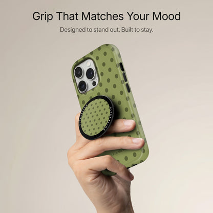 Moss Dots - MagSafe Phone Grip