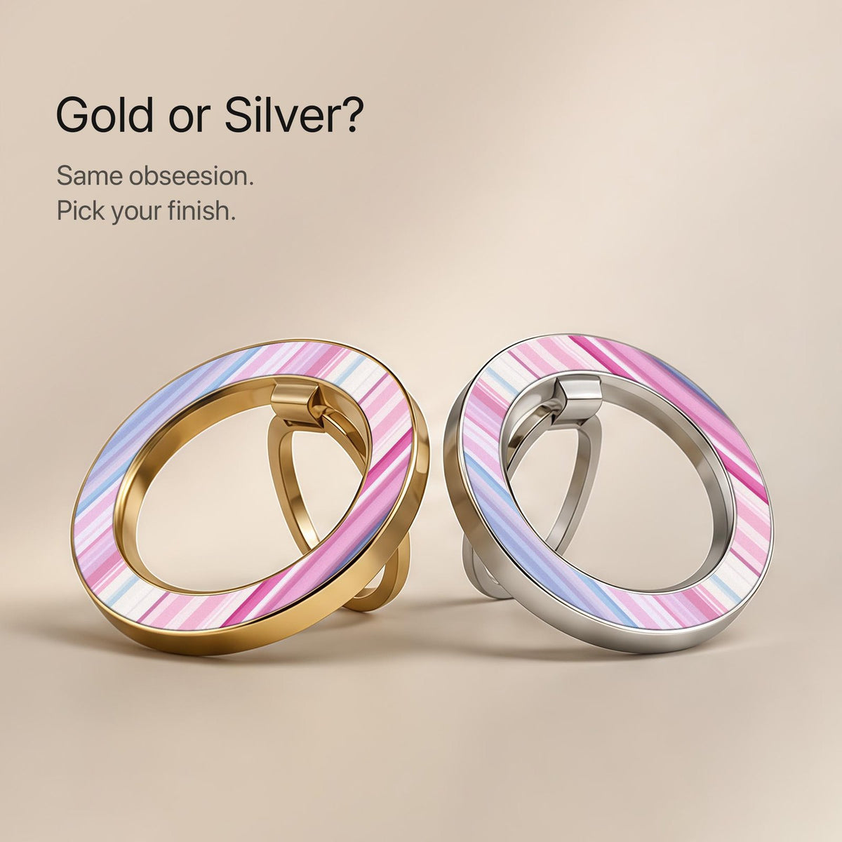 Pastel Stripe - MagSafe Ring