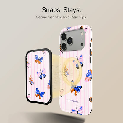 Butterfly Stripe - MagSafe Wallet