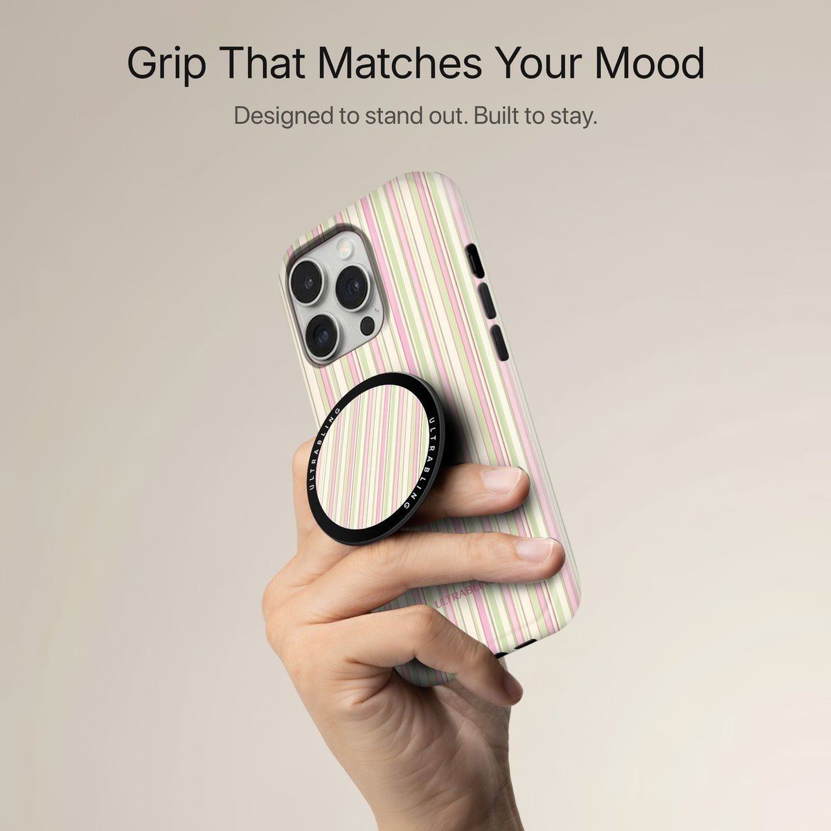 Butter Stripe - MagSafe Phone Grip