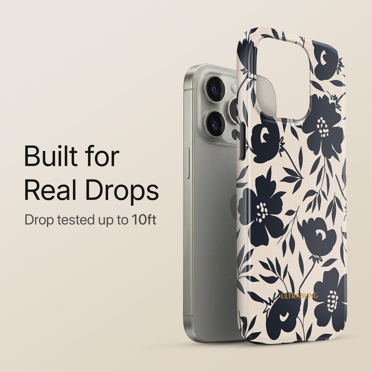 Navy Bloom - Eclipse Case