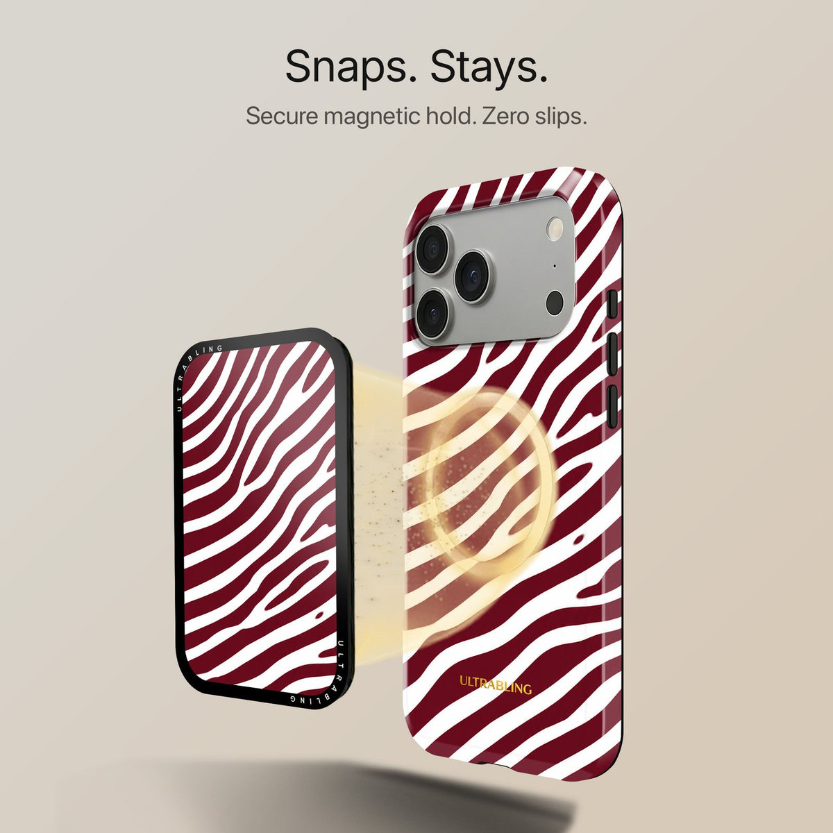 Wine Zebra - MagSafe Wallet