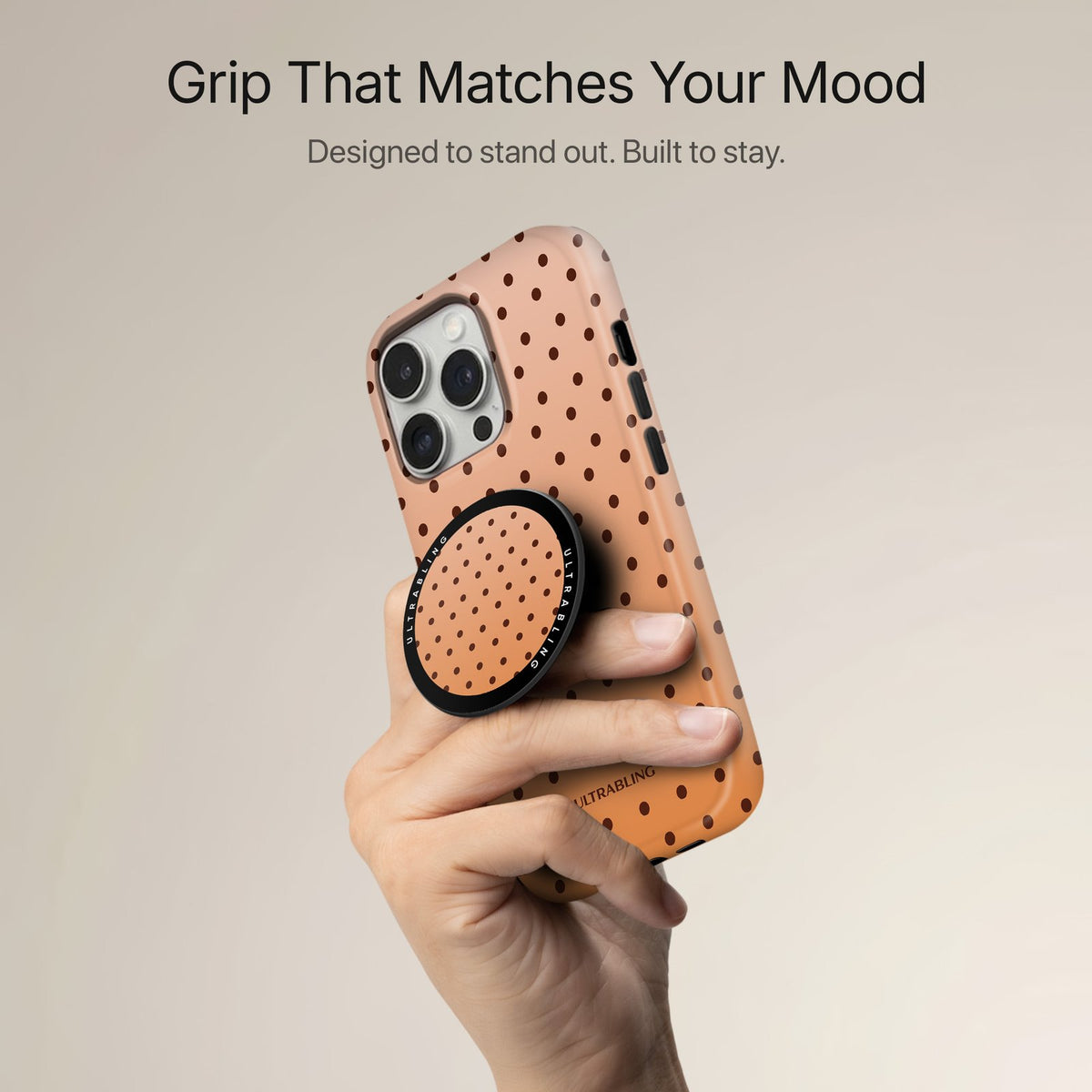 Toffee Dot - MagSafe Phone Grip