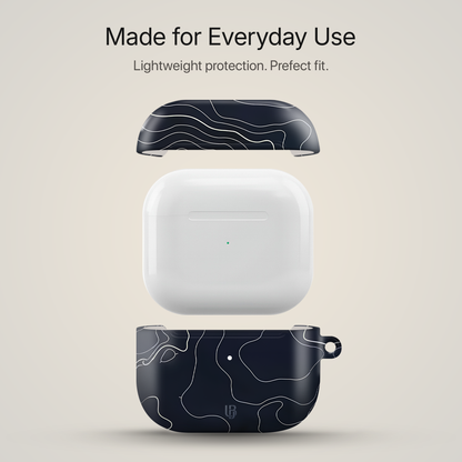 Midnight Terrain Ultrabling AirPods case side view