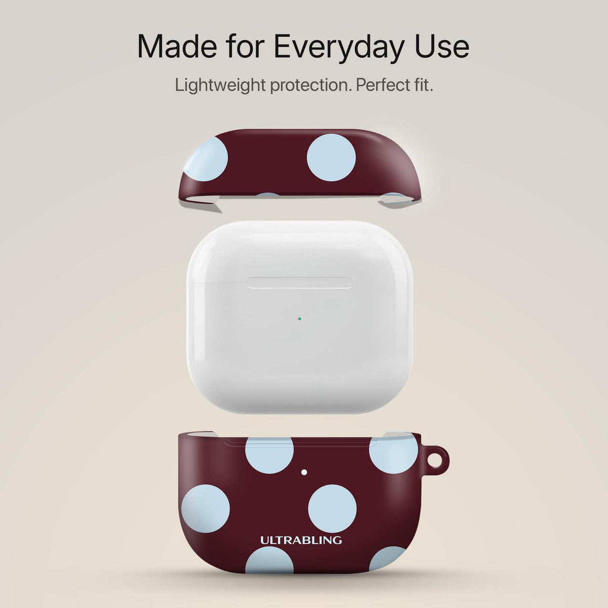 Claret Dot - AirPods Case