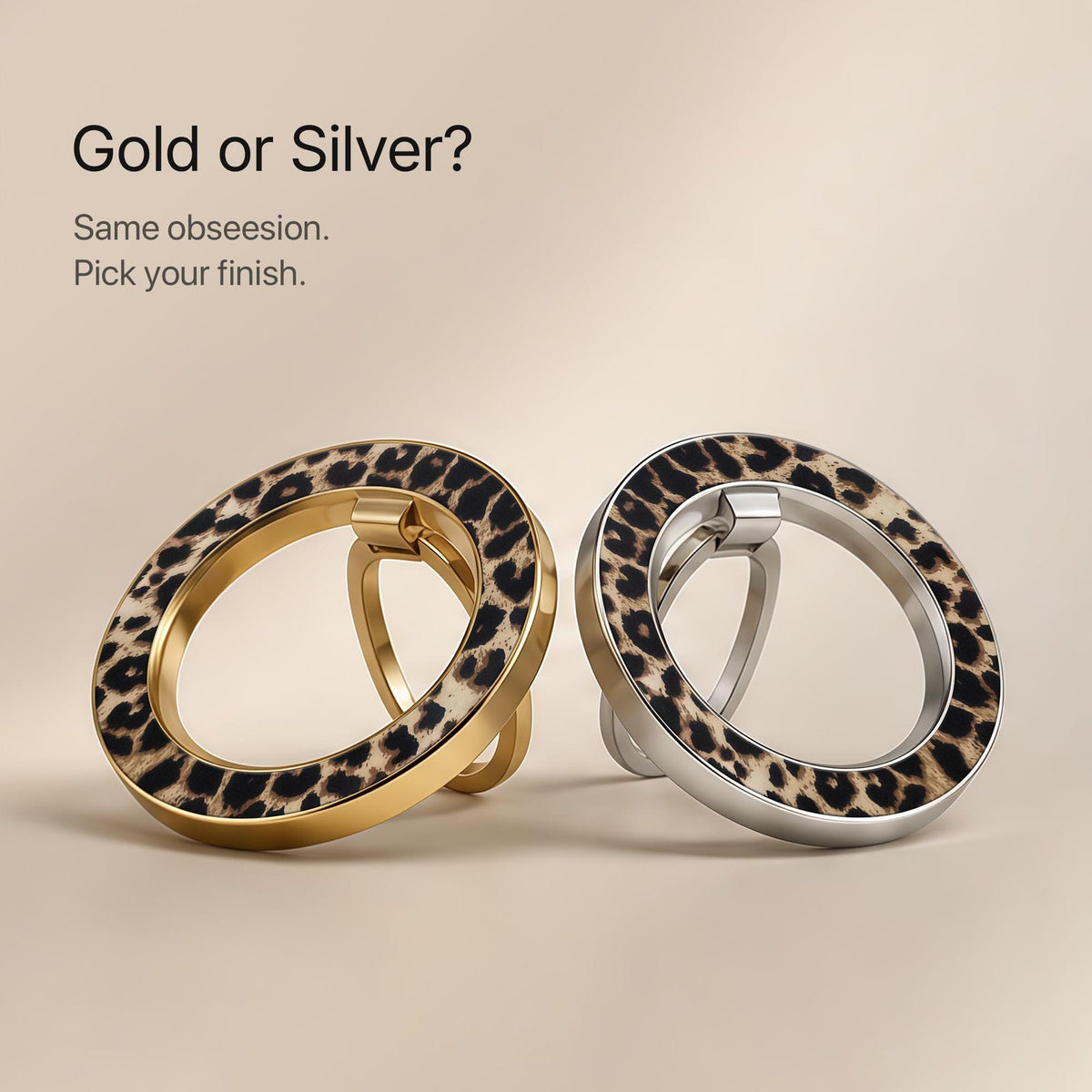 Golden Leopard - MagSafe Ring
