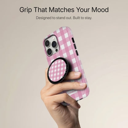 Strawberry Check - MagSafe Phone Grip