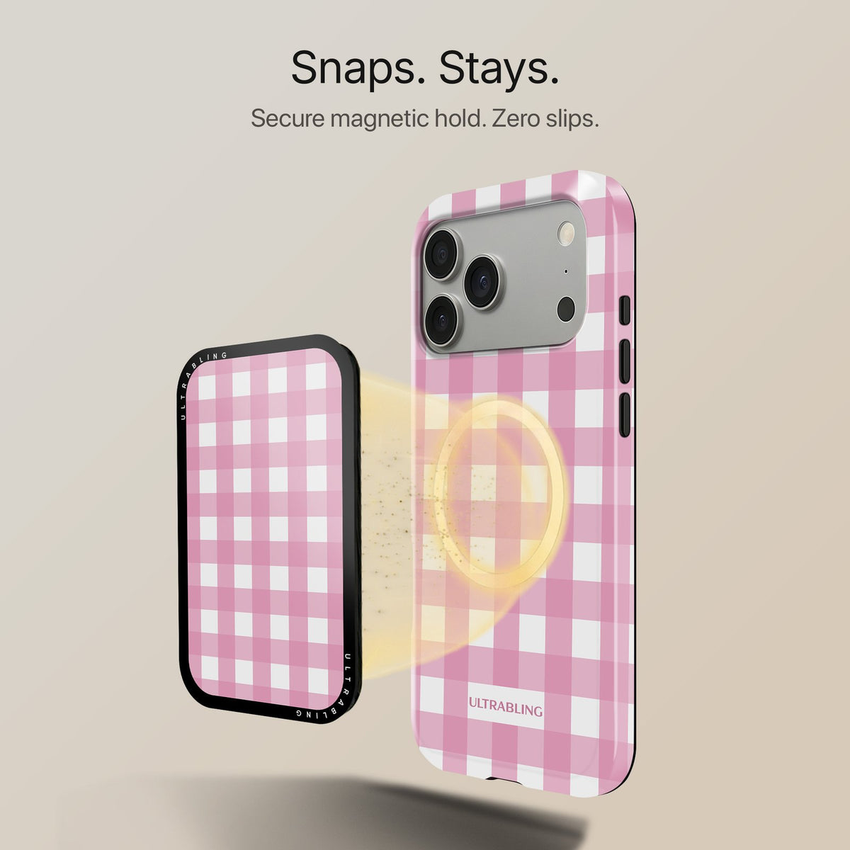 Strawberry Check - MagSafe Wallet