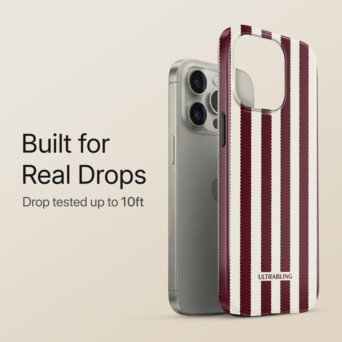 Bistro Stripe - Eclipse Case