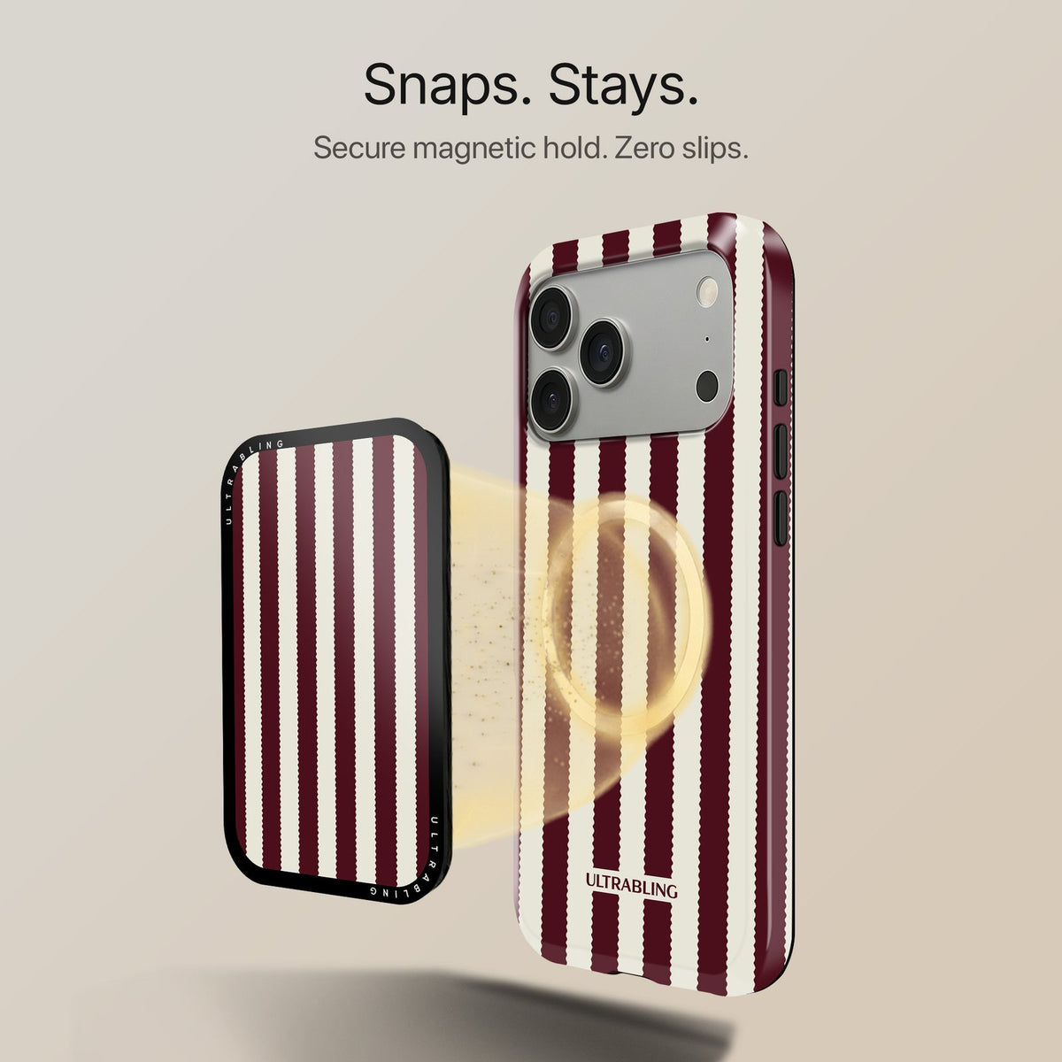 Bistro Stripe - MagSafe Wallet