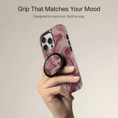 Dusty Petals Ultrabling MagSafe Phone Grip - Back View
