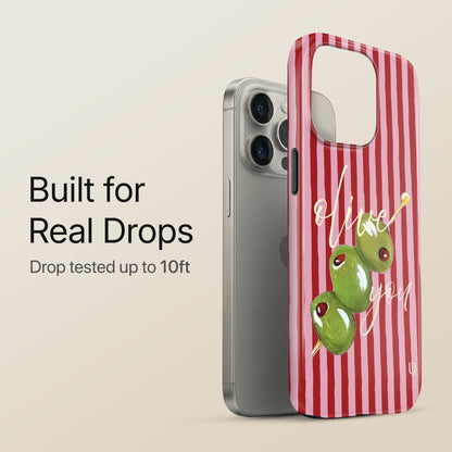 Olive Martini Ultrabling eclipse case angled front view