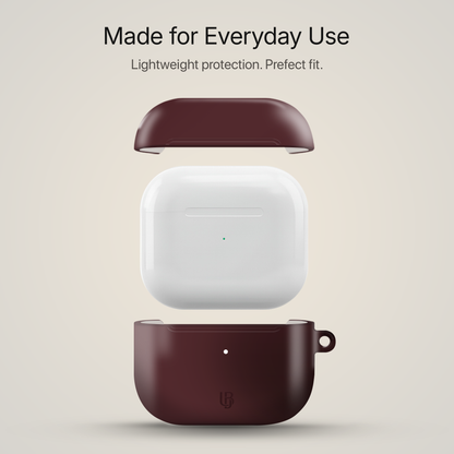 Wine Gloss Ultrabling AirPods case side view