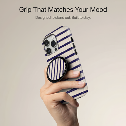 Sailor Stripes Ultrabling MagSafe Phone Grip - Back View