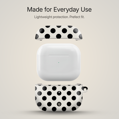 Midnight Polka Ultrabling AirPods case side view