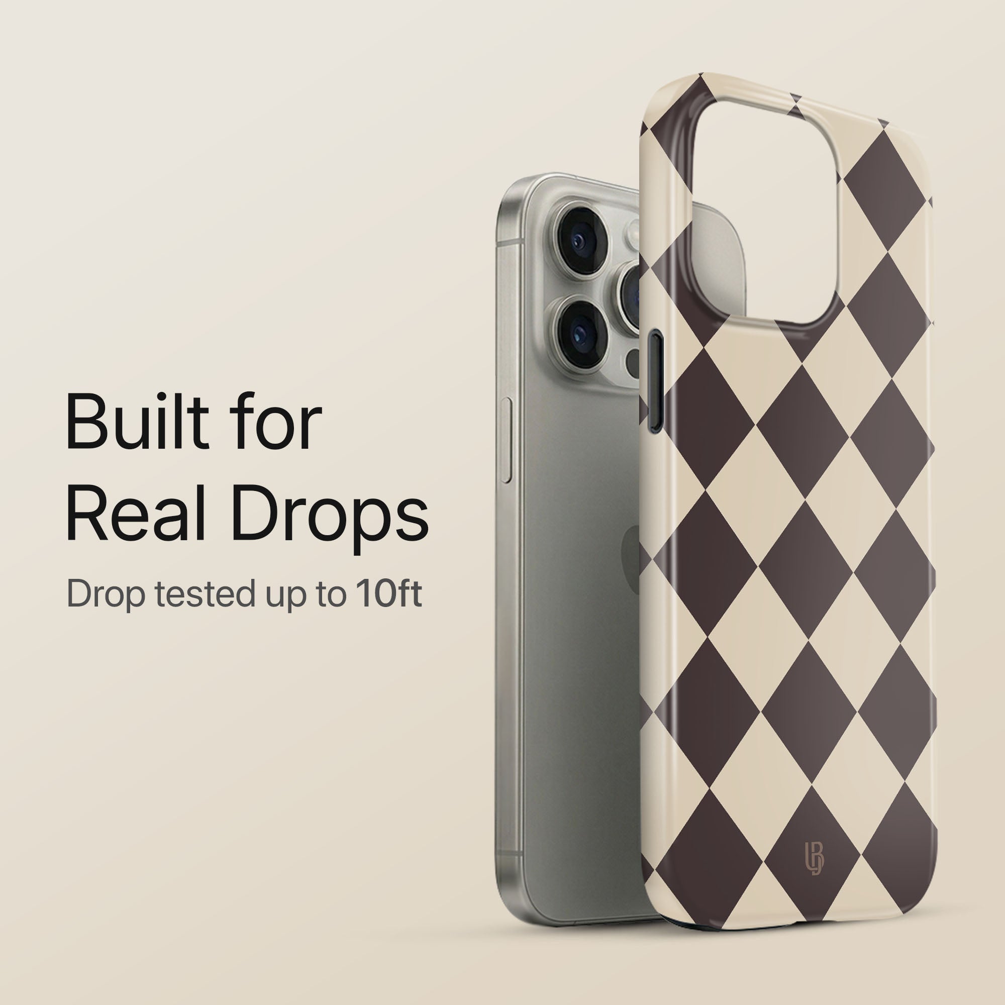 Cocoa Diamond Ultrabling eclipse case angled front view