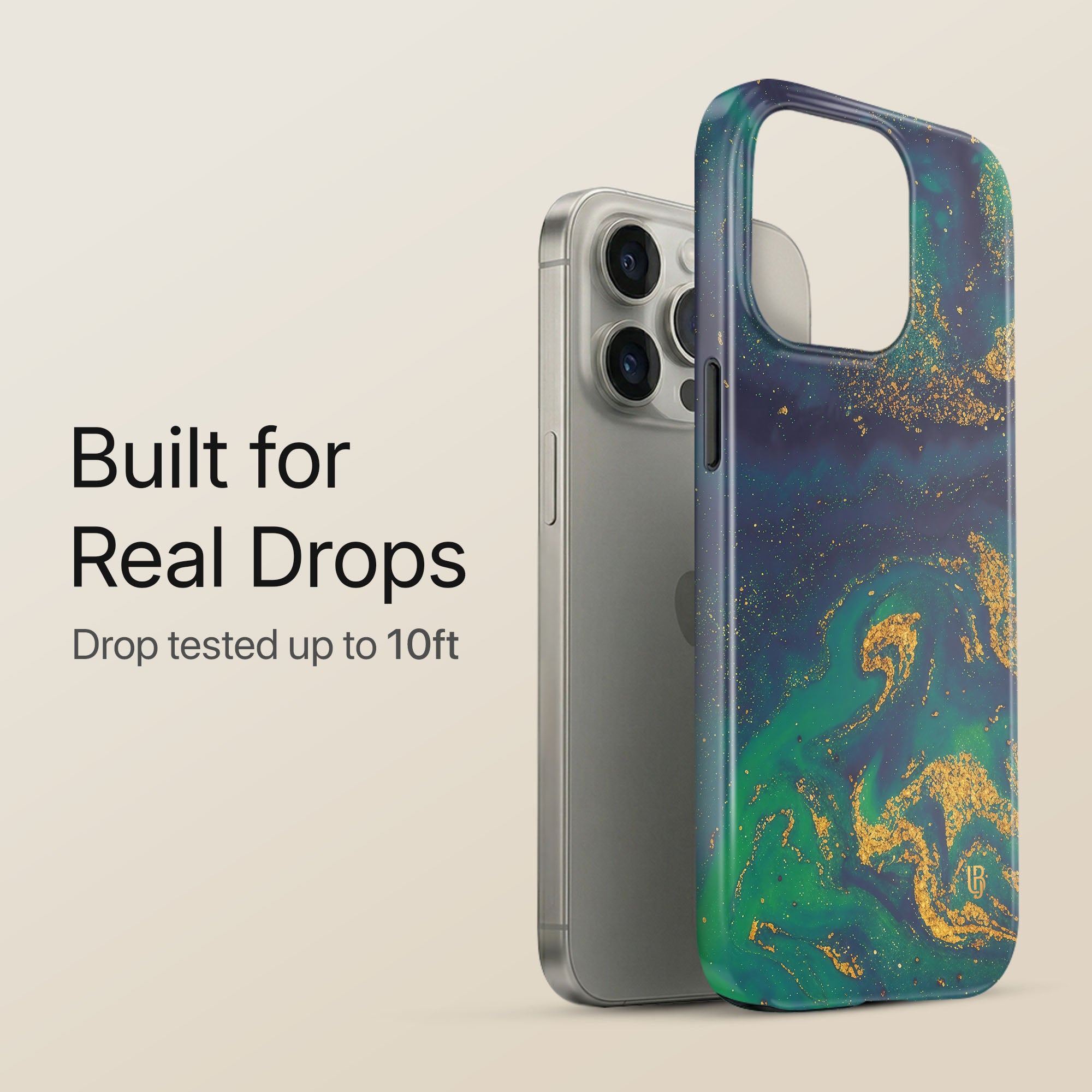 Emerald Nebula Ultrabling eclipse case angled front view