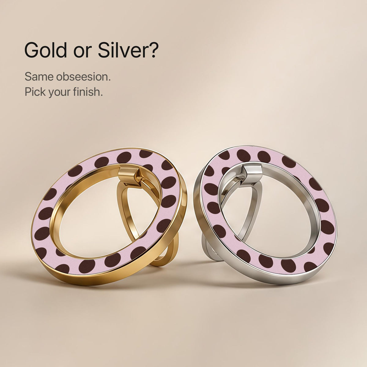 Mocha Polka - MagSafe Ring