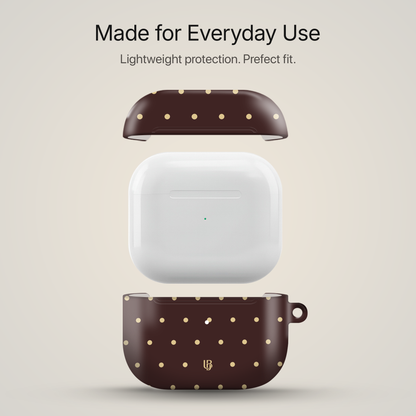 Gold Dust Ultrabling AirPods case side view