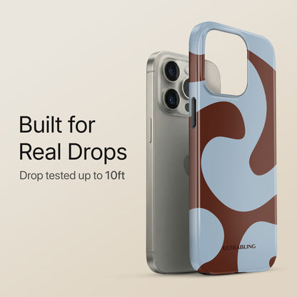 Retro Waves Ultrabling eclipse case angled front view