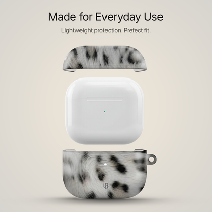 Snow Leopard Ultrabling AirPods case side view