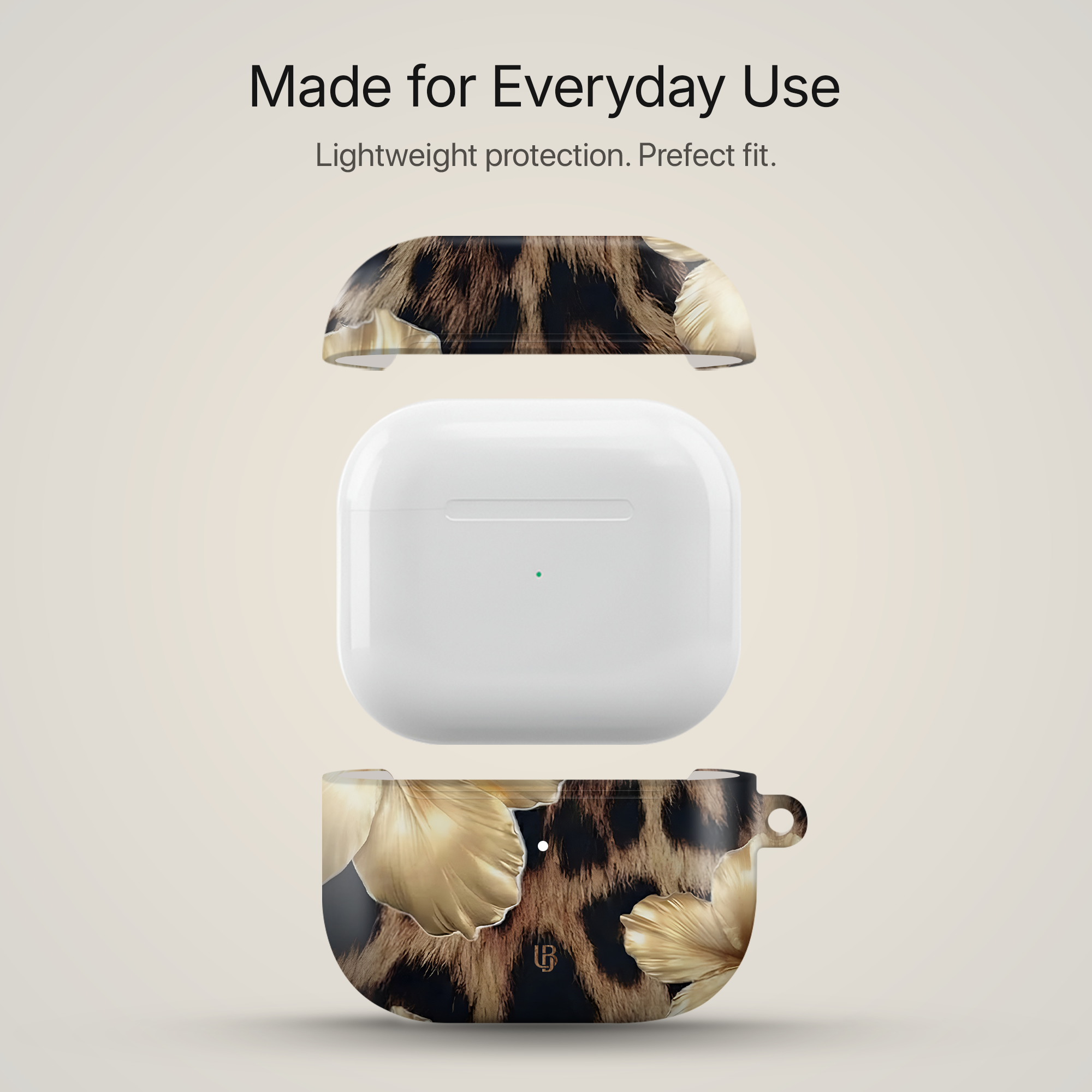 Leopard Royale Ultrabling AirPods case side view