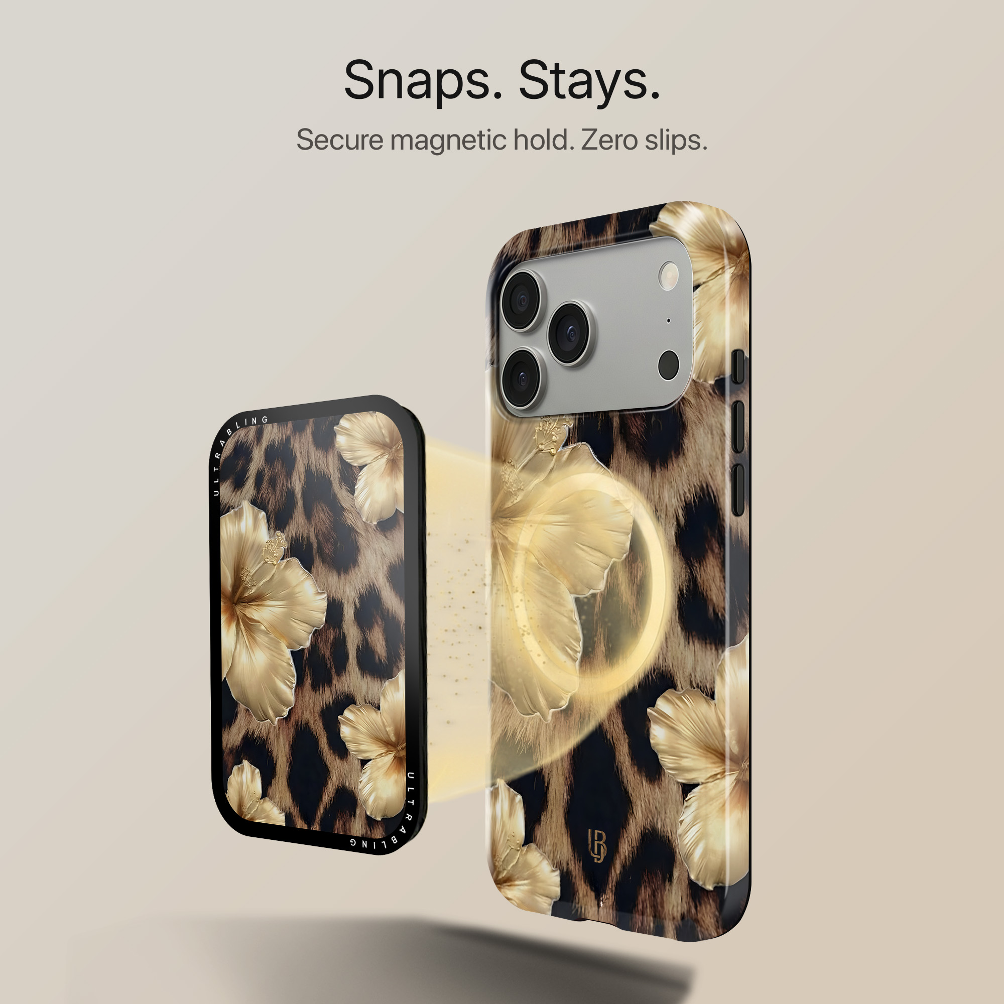Leopard Royale MagSafe Wallet - Back View