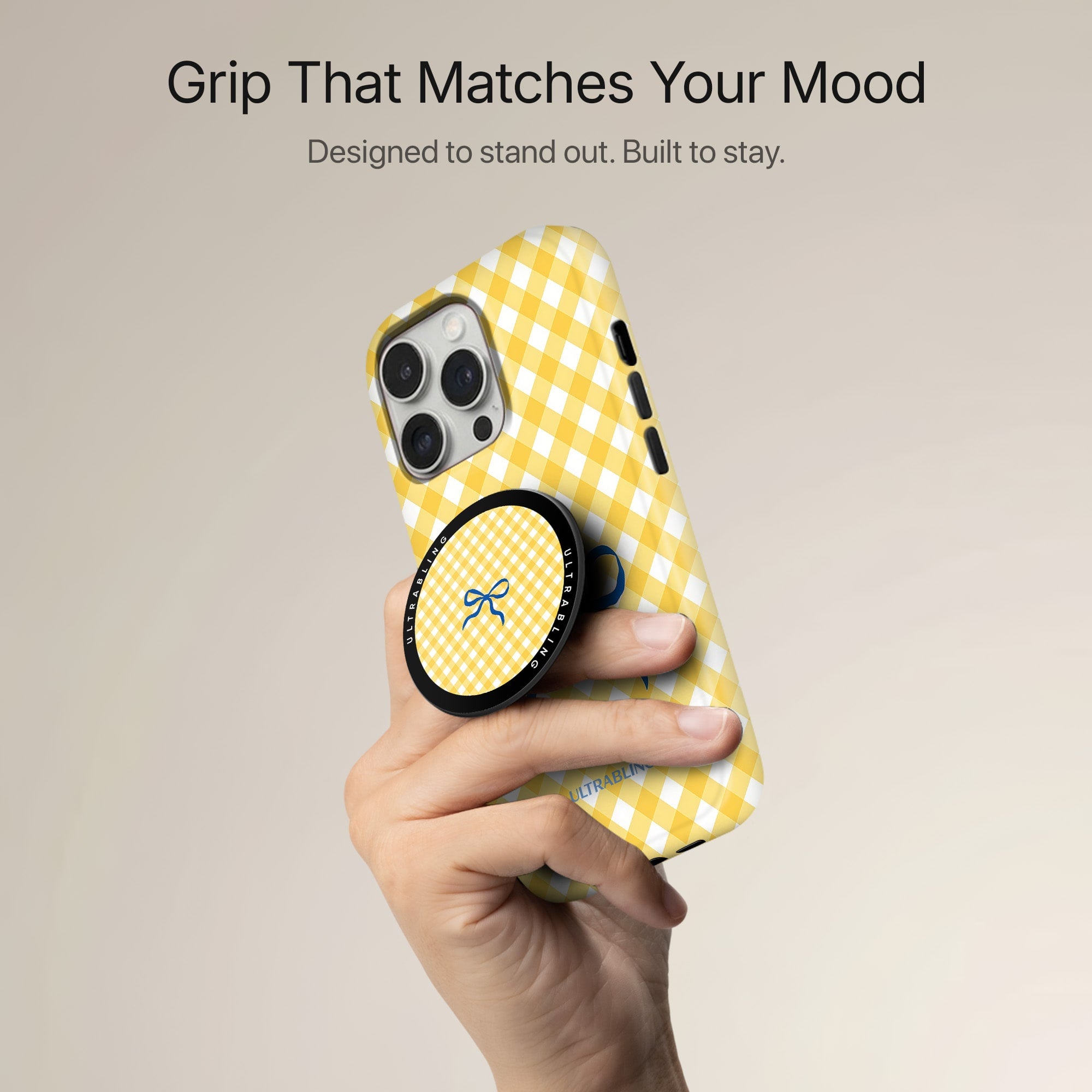 Marigold Bow - MagSafe Phone Grip