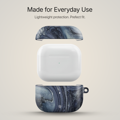 Midnight Marble Ultrabling AirPods case side view