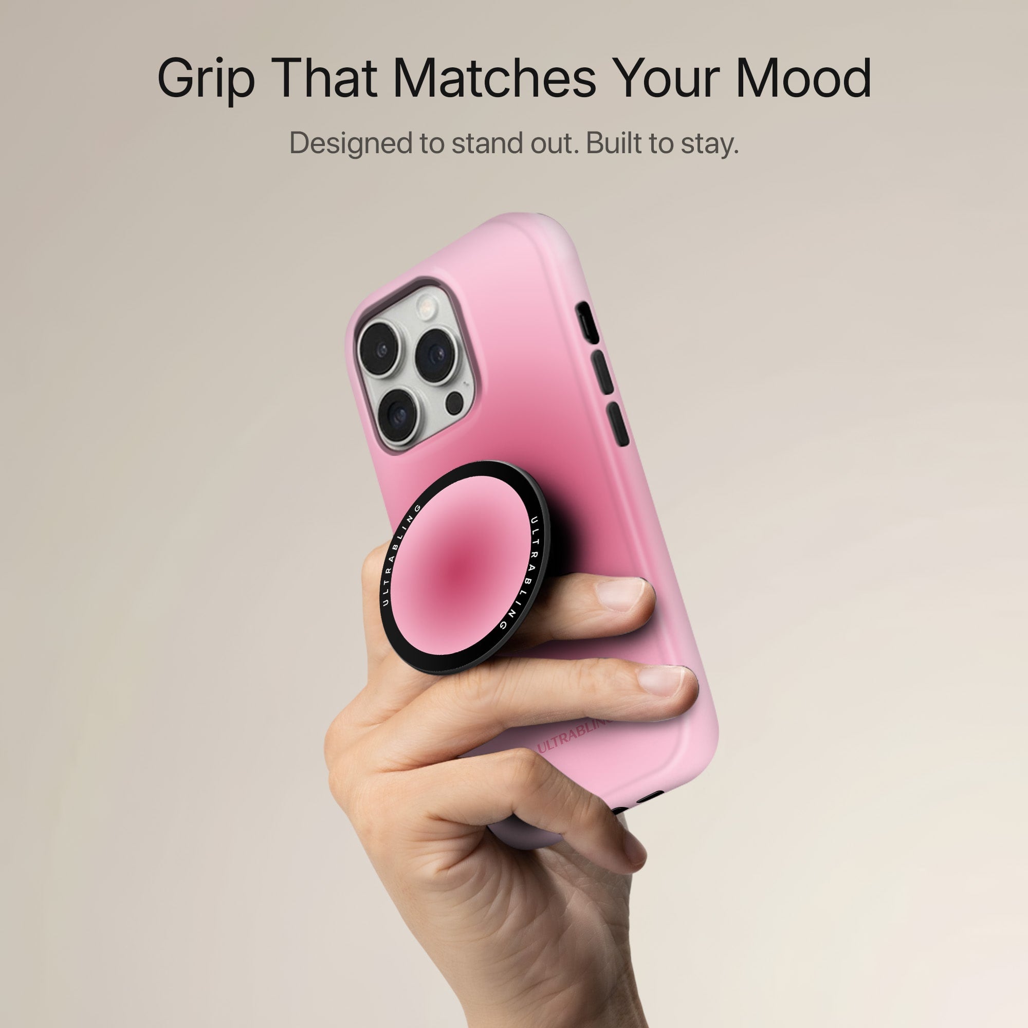Peony Haze - MagSafe Phone Grip