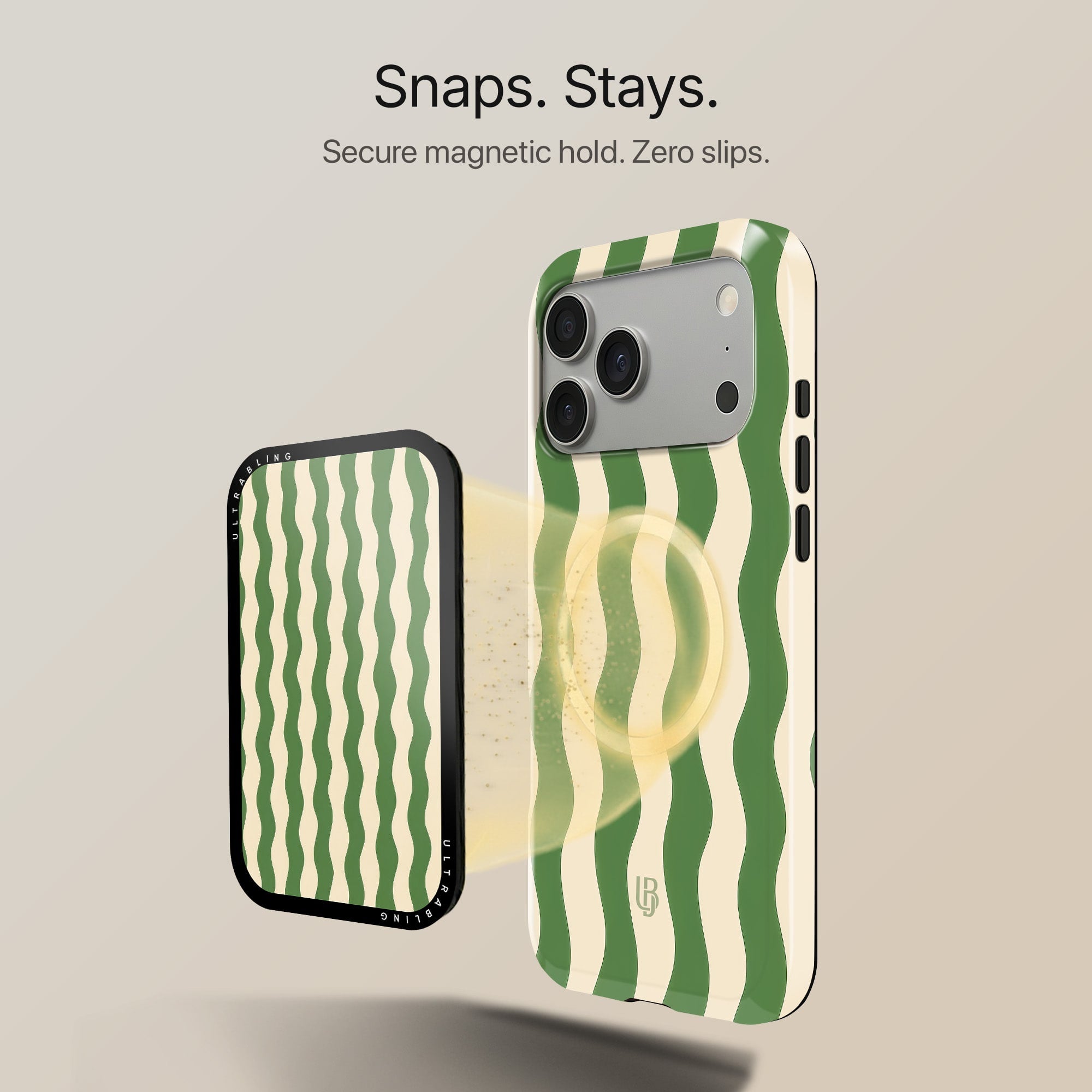 Pistachio Wave - MagSafe Wallet