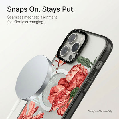 Rosette Ultrabling Aura iPhone case flat lay angle view
