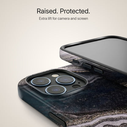 Obsidian Marble Ultrabling design close-up on eclipse case