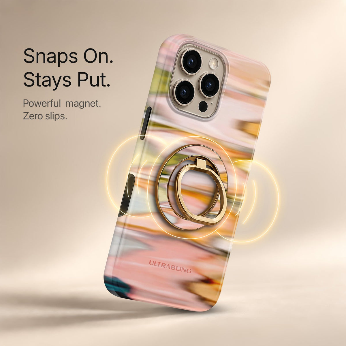 Peach Ripple - MagSafe Ring