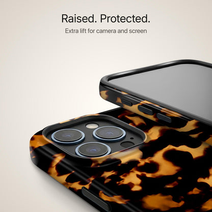 Honey Shell - Eclipse Case by Ultrabling, designer iPhone case, angle view