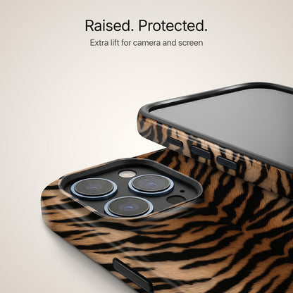 Tiger Sand - Eclipse Case by Ultrabling, designer iPhone case, angle view