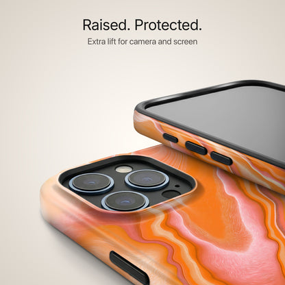 Sunset Agate Ultrabling design close-up on eclipse case