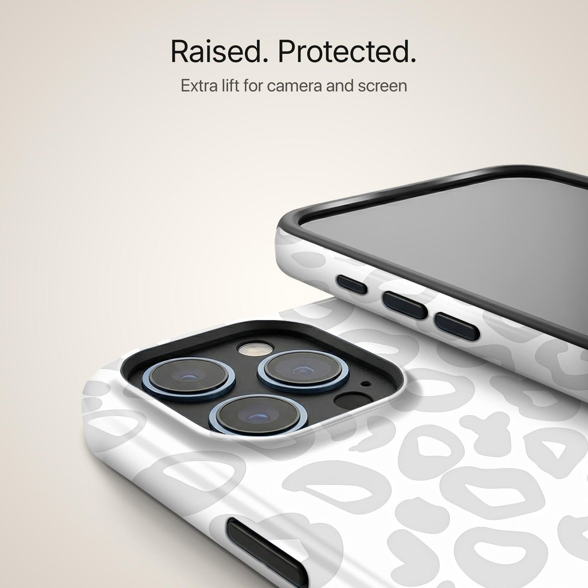 Ivory Leopard - Eclipse Case