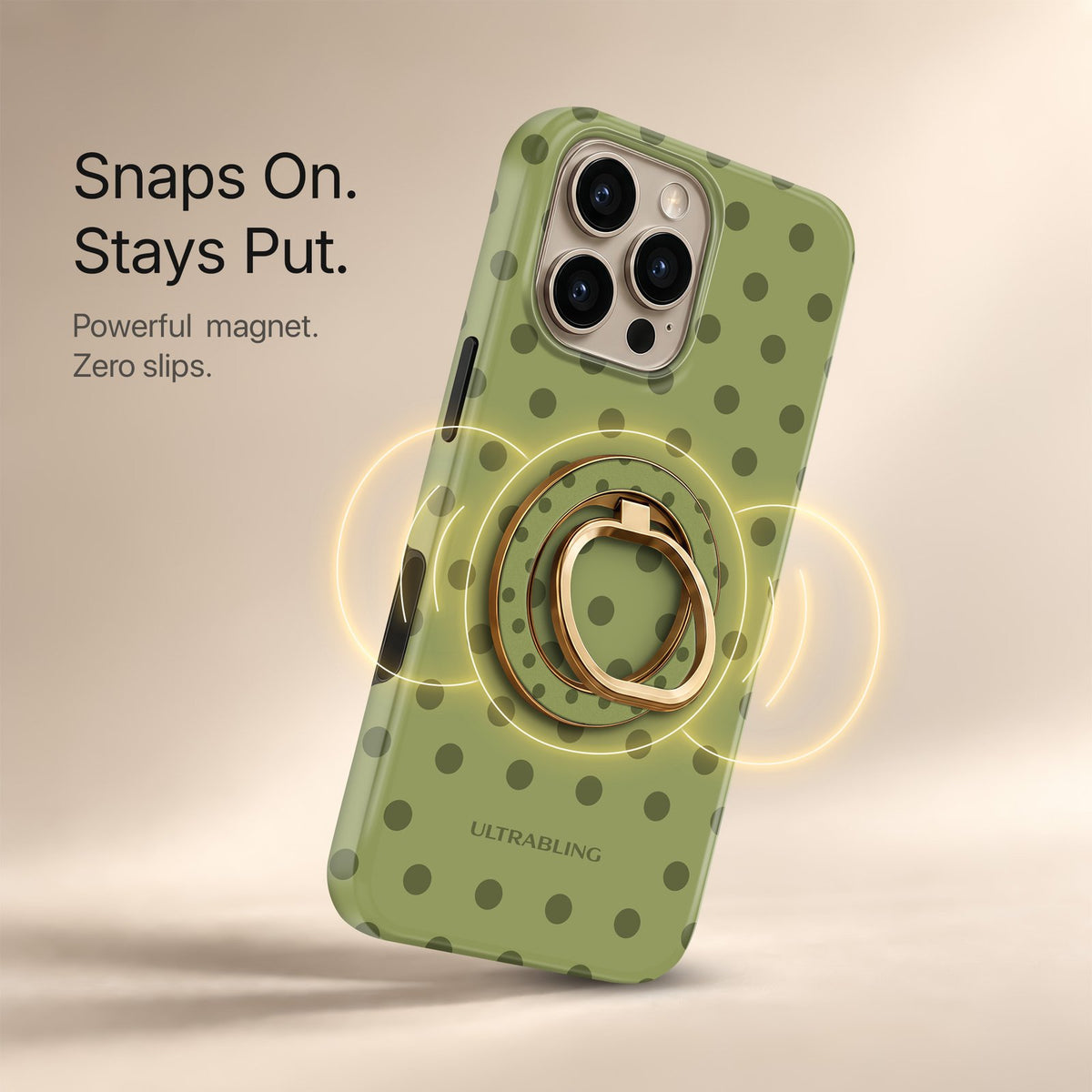 Moss Dots - MagSafe Ring