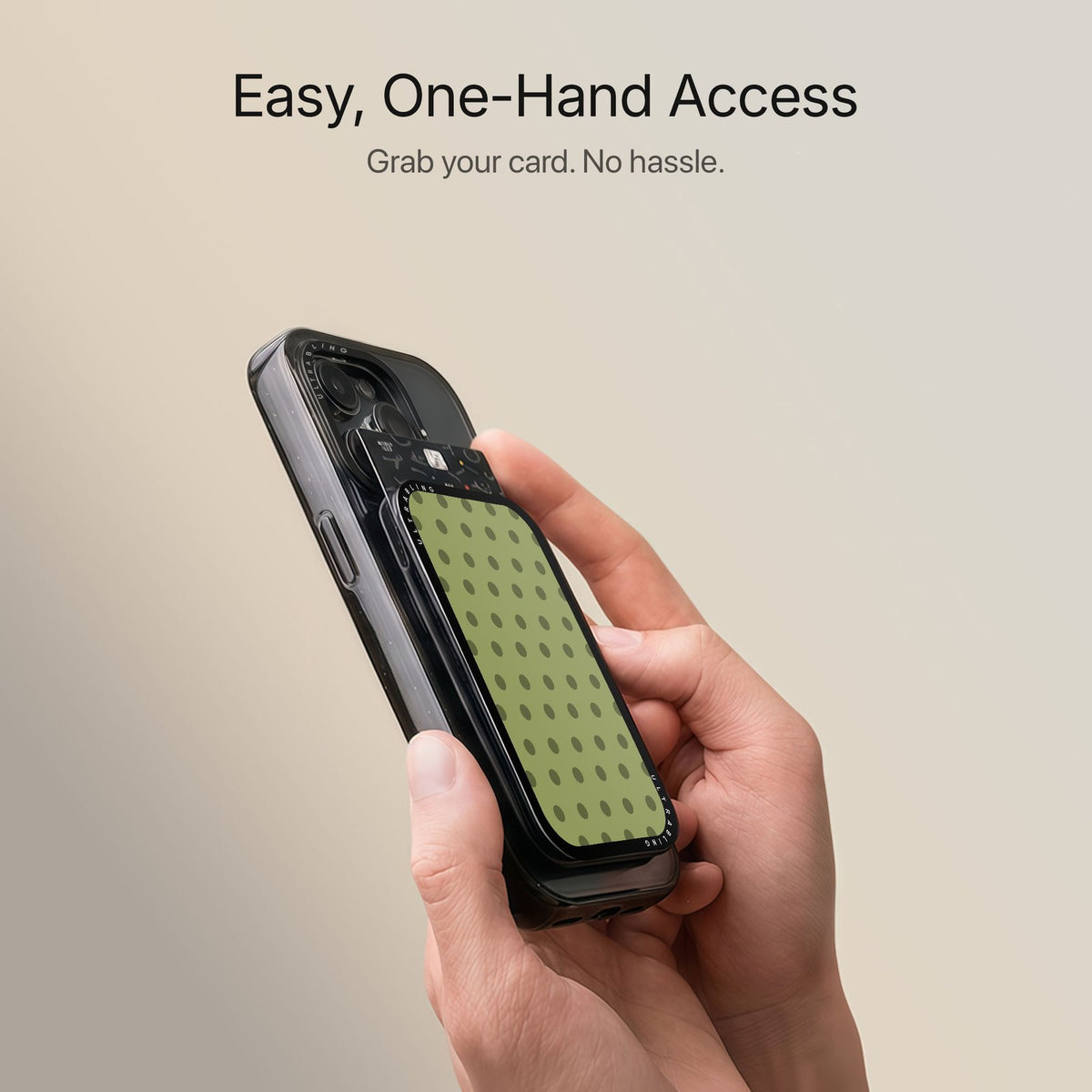 Moss Dots - MagSafe Wallet