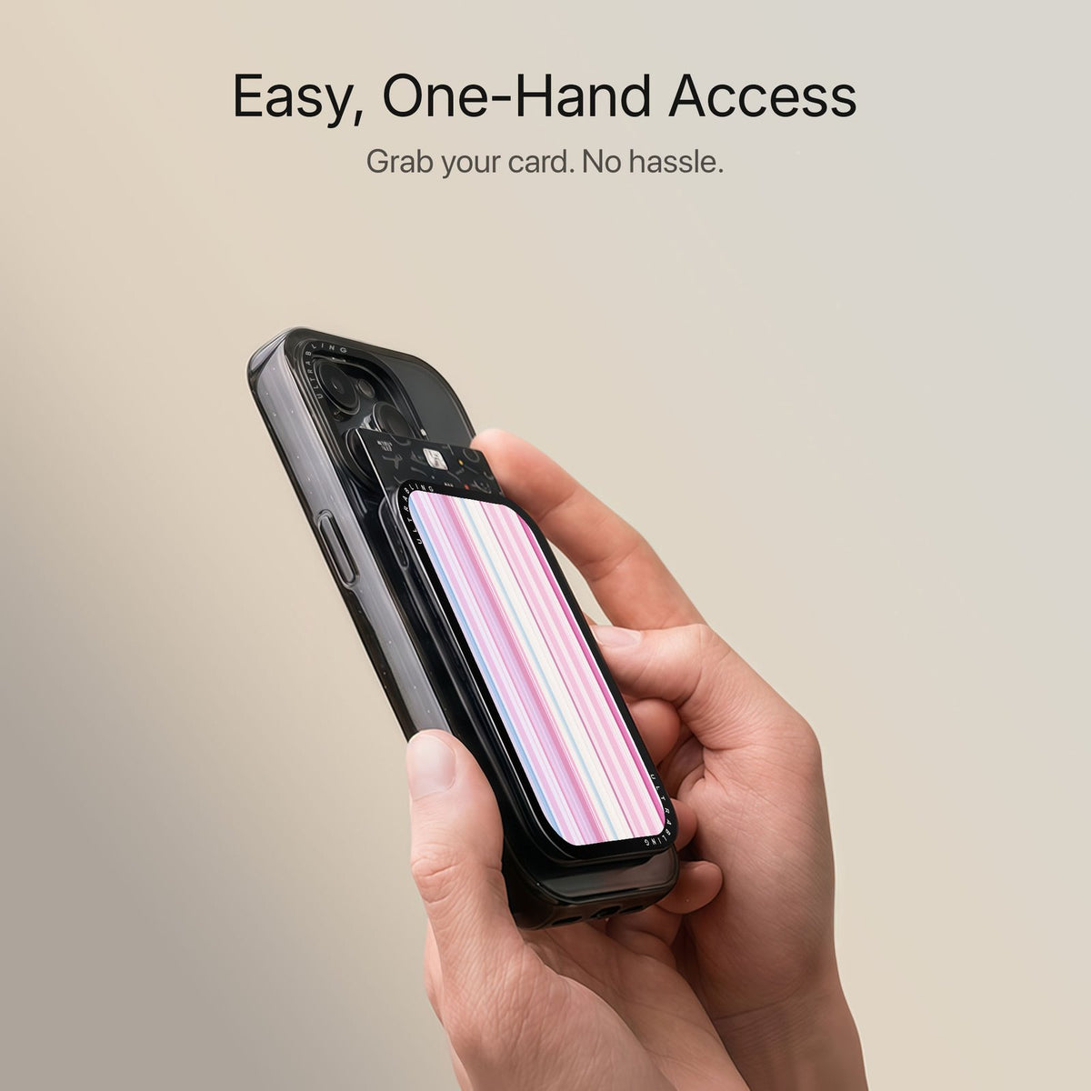 Pastel Stripe - MagSafe Wallet