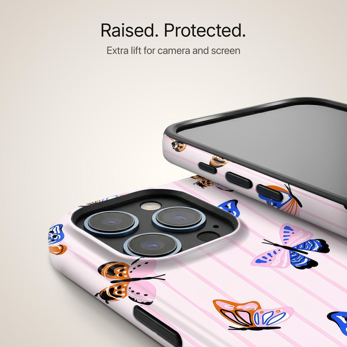 Butterfly Stripe - Eclipse Case