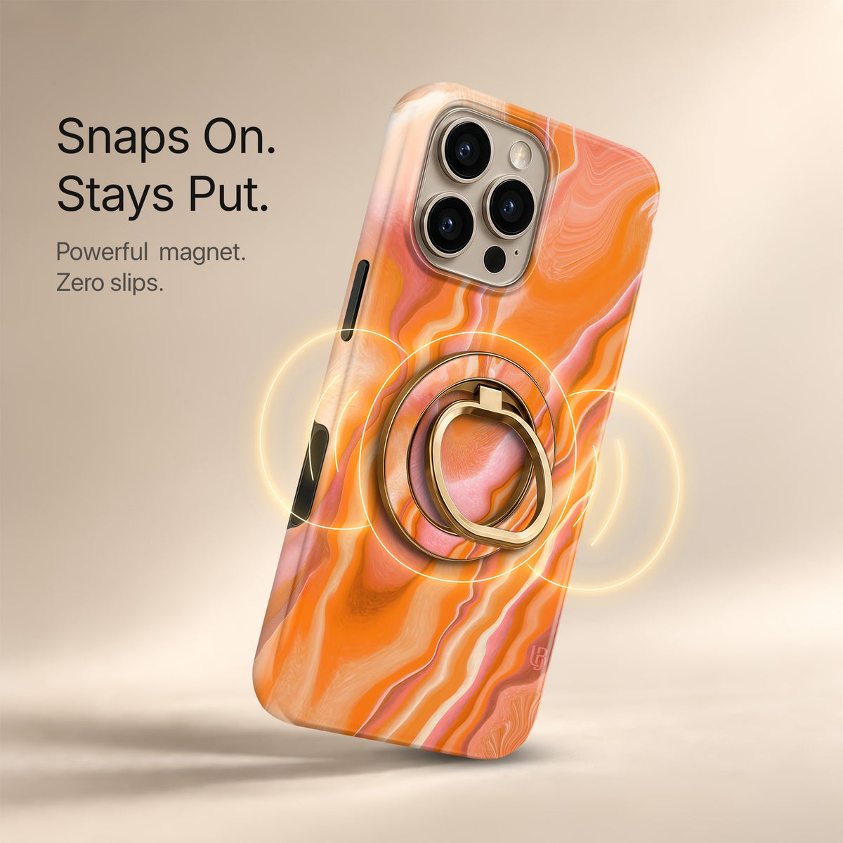Sunset Agate - MagSafe Ring