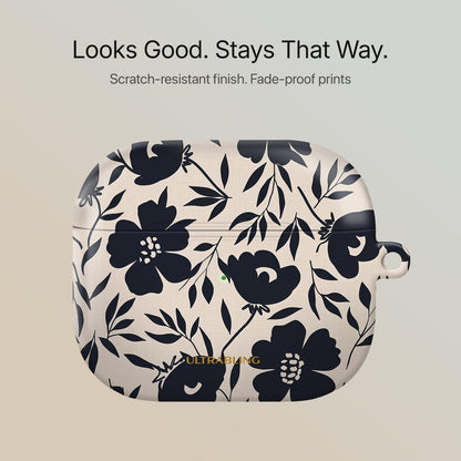 Navy Bloom - AirPods Case